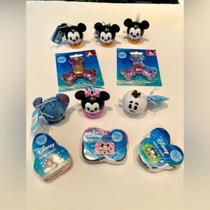 DISNEY Magic Towel Fidget Spinners Walking Wind Up LOT Mickey Stitch Minnie Olaf